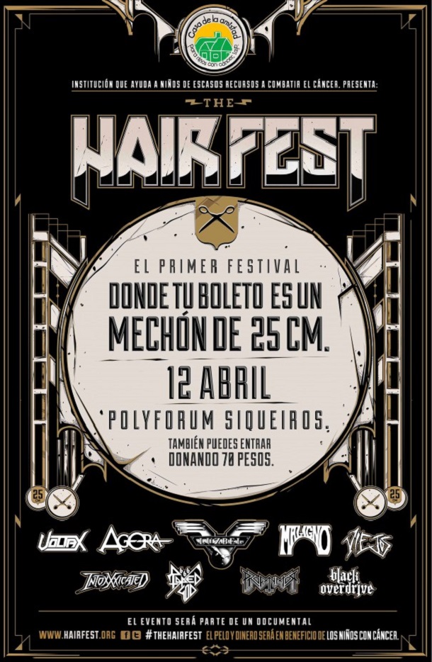 Au HairFest un metalleux tondu = une place offerte Sourdoreille